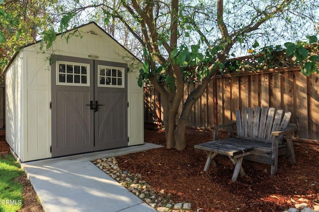 1755 Morada Pl, Altadena, CA 91001 - view of shed with fence