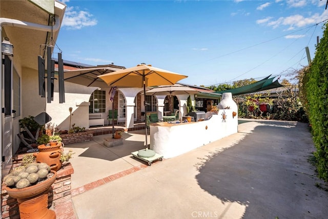 view of patio