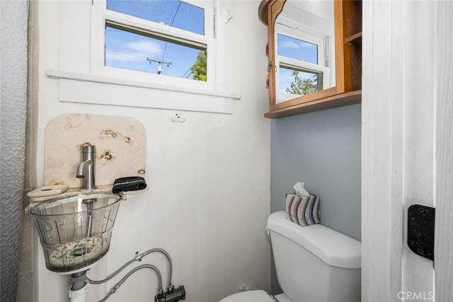bathroom with toilet