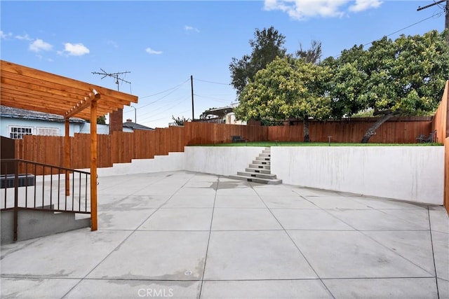 6010 S Verdun Ave, Los Angeles, CA 90043 - view of patio with a pergola and fence