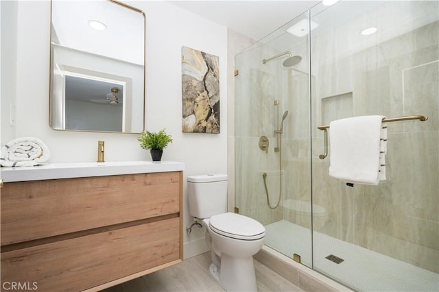 3748 Marber Ave, Long Beach, CA 90808 - full bath with toilet, vanity, and a shower stall