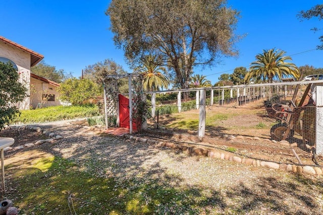 view of yard
