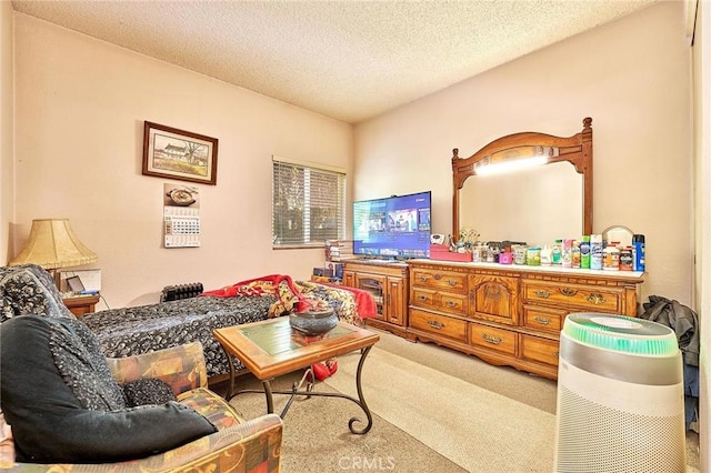 1135 Summitridge Dr, Diamond Bar, CA 91765 - living room with carpet flooring and a textured ceiling