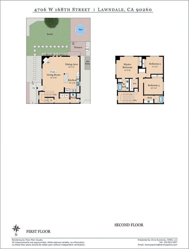 4706 W 168th St, Lawndale, CA 90260 - view of property floor plan