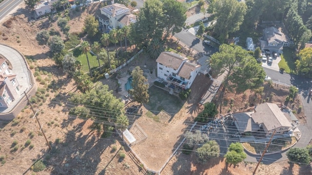 bird's eye view featuring a residential view