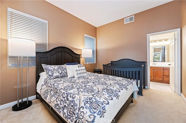 16720 S Peak Ct, Riverside, CA 92503 - bedroom featuring light carpet and ensuite bathroom