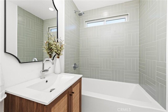 20226 Labrador St, Chatsworth, CA 91311 - full bathroom with shower / bath combination and vanity