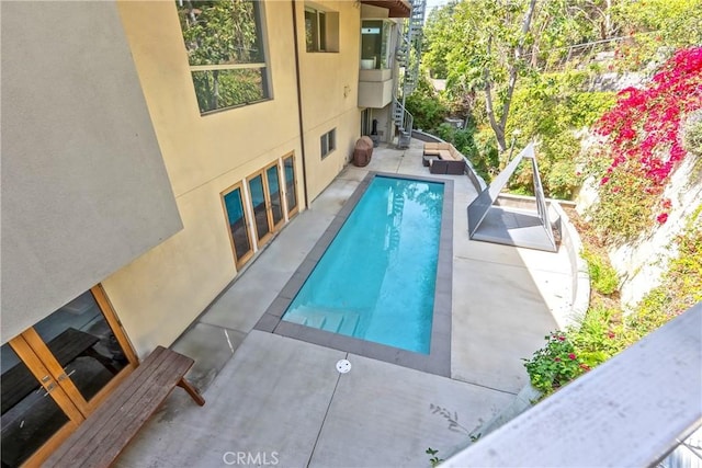 712 Orange Grove Ter, South Pasadena, CA 91030 - outdoor pool featuring a patio