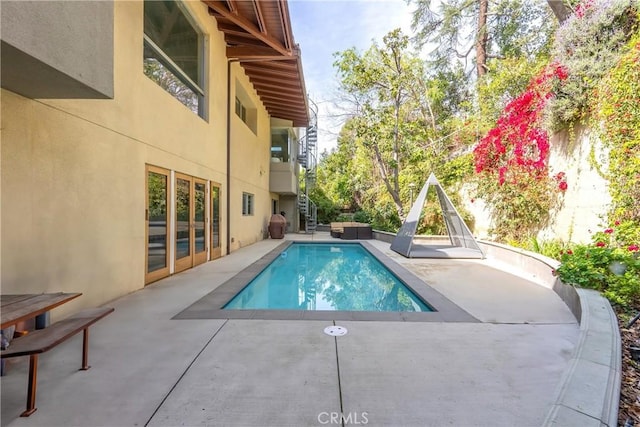 712 Orange Grove Ter, South Pasadena, CA 91030 - view of pool with a patio area