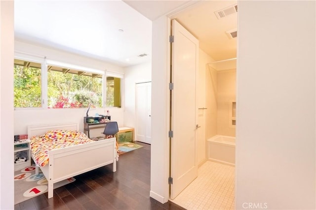 712 Orange Grove Ter, South Pasadena, CA 91030 - bedroom featuring dark wood-type flooring