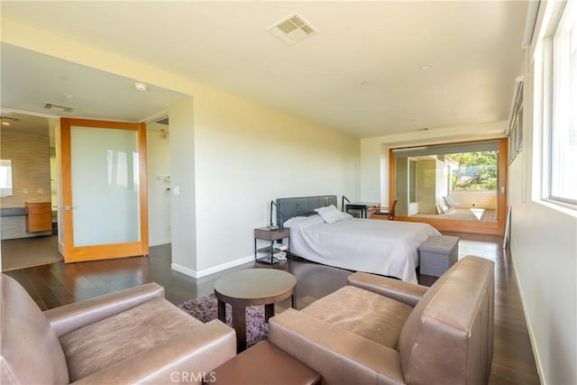 712 Orange Grove Ter, South Pasadena, CA 91030 - bedroom featuring baseboards and wood finished floors
