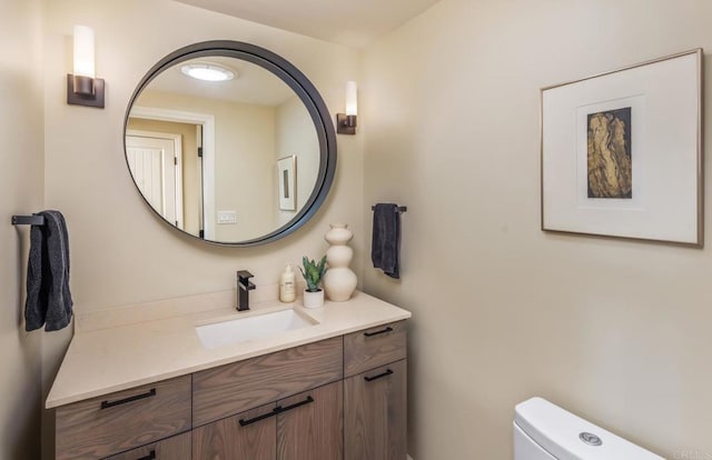7031 Estrella De Mar Rd, Carlsbad, CA 92009 - half bath featuring vanity and toilet