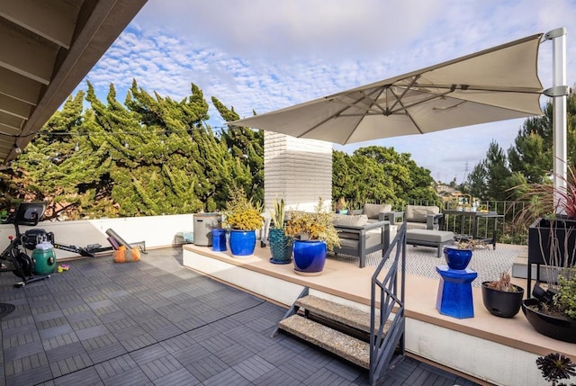 7031 Estrella De Mar Rd, Carlsbad, CA 92009 - view of patio with an outdoor hangout area
