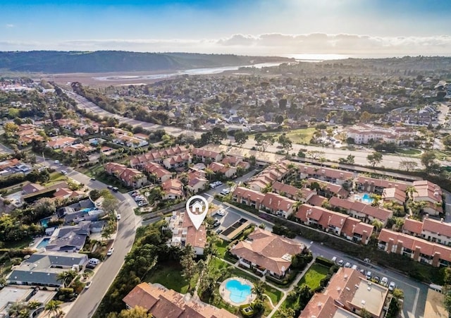7031 Estrella De Mar Rd, Carlsbad, CA 92009 - aerial view of property and surrounding area with nearby suburban area