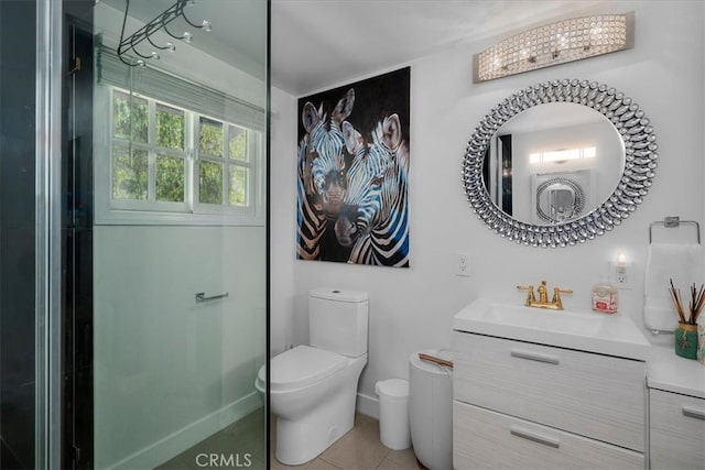 10 Stagecoach Rd, Bell Canyon, CA 91307 - full bath featuring toilet, vanity, tile patterned floors, and baseboards
