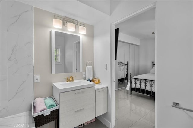 10 Stagecoach Rd, Bell Canyon, CA 91307 - ensuite bathroom with marble finish floor, vanity, and ensuite bathroom
