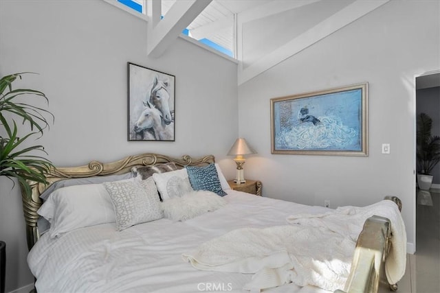 10 Stagecoach Rd, Bell Canyon, CA 91307 - bedroom with vaulted ceiling with beams