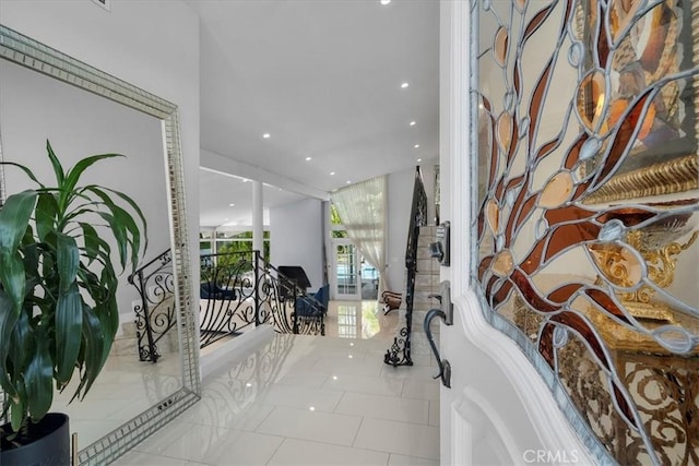10 Stagecoach Rd, Bell Canyon, CA 91307 - foyer entrance with a wall of windows and recessed lighting