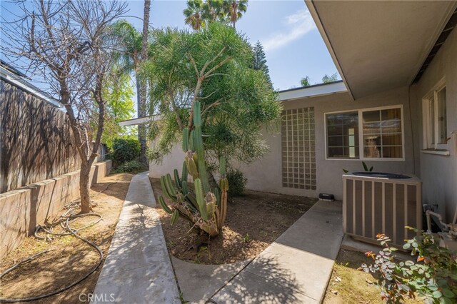3540 Watkins Dr, Riverside, CA 92507 - exterior space with a patio, fence, and central AC