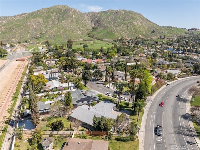 3540 Watkins Dr, Riverside, CA 92507 - drone / aerial view featuring a mountain view and a residential view