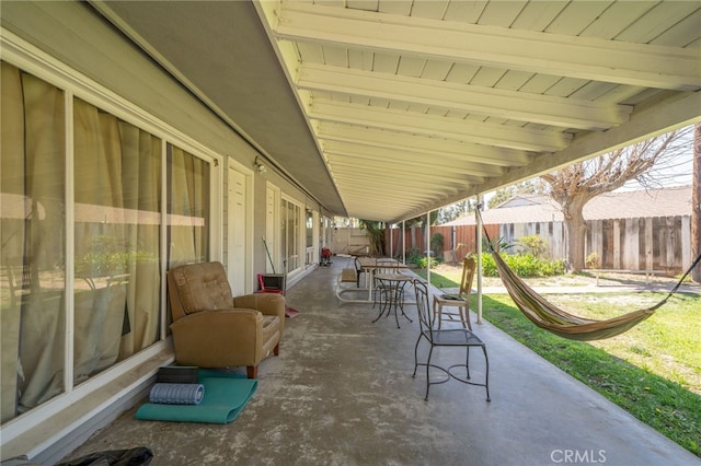 3540 Watkins Dr, Riverside, CA 92507 - view of patio / terrace featuring a fenced backyard