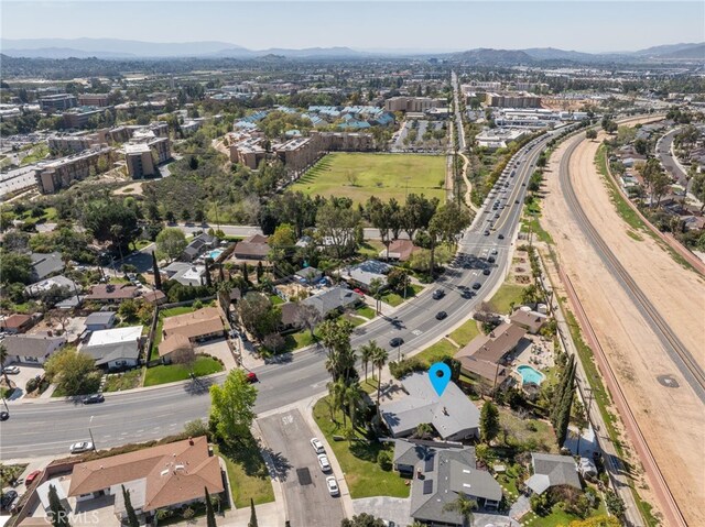 3540 Watkins Dr, Riverside, CA 92507 - bird's eye view with a mountain view