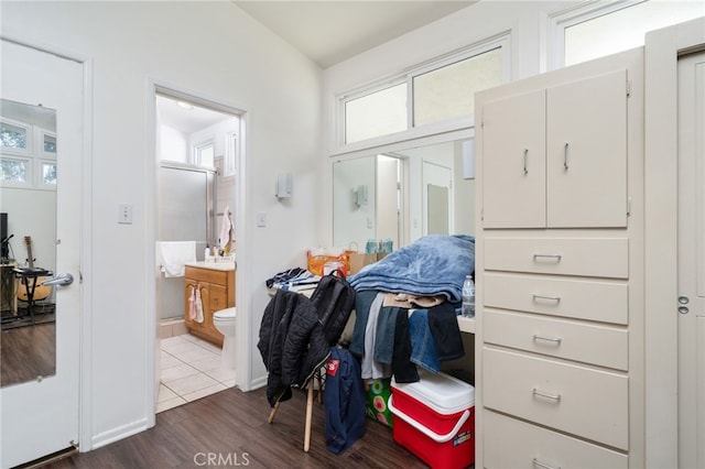 3540 Watkins Dr, Riverside, CA 92507 - bedroom featuring dark wood-type flooring and ensuite bathroom
