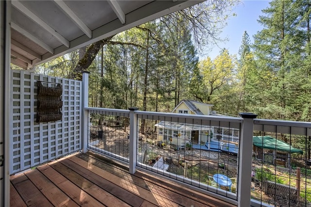 view of deck