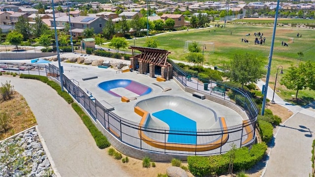 30688 Lone Pine Dr, Menifee, CA 92584 - aerial perspective of suburban area featuring a pool