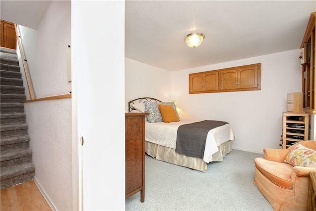 bedroom with baseboards