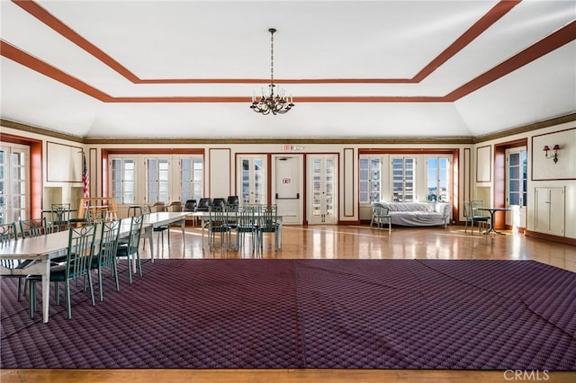 455 E Ocean Blvd Unit 411, Long Beach, CA 90802 - lobby featuring lofted ceiling and ornamental molding