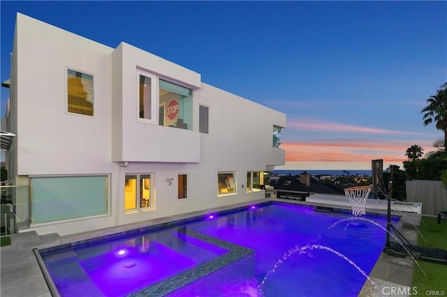 33961 Granada Dr, Dana Point, CA 92629 - view of swimming pool featuring a pool with connected hot tub