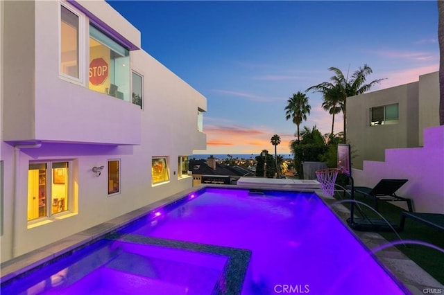 33961 Granada Dr, Dana Point, CA 92629 - view of pool with a pool with connected hot tub