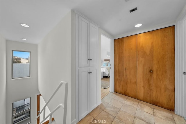 715 3rd St, Hermosa Beach, CA 90254 - hallway with visible vents and recessed lighting