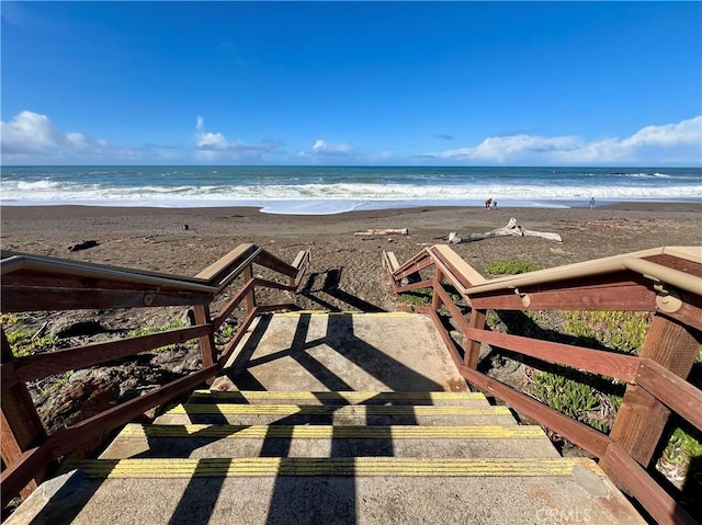 444 Pembrook Dr, Cambria, CA 93428 - property view of water featuring a beach view