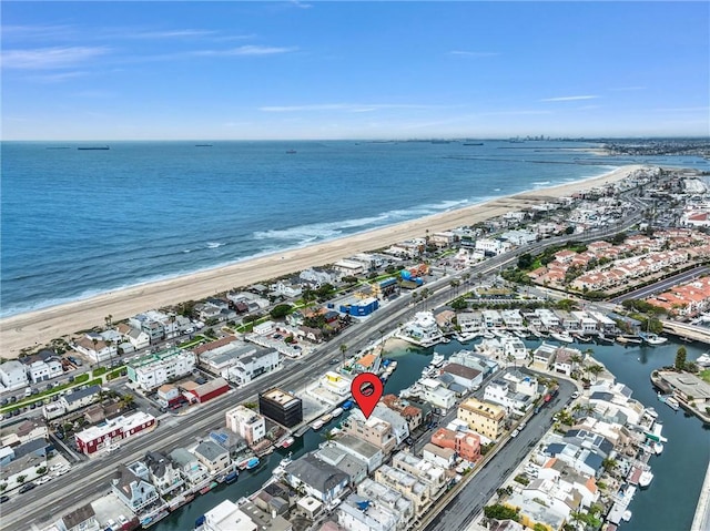 16745 Bayview Dr Unit B, Sunset Beach, CA 90742 - aerial view of property and surrounding area featuring expansive beach