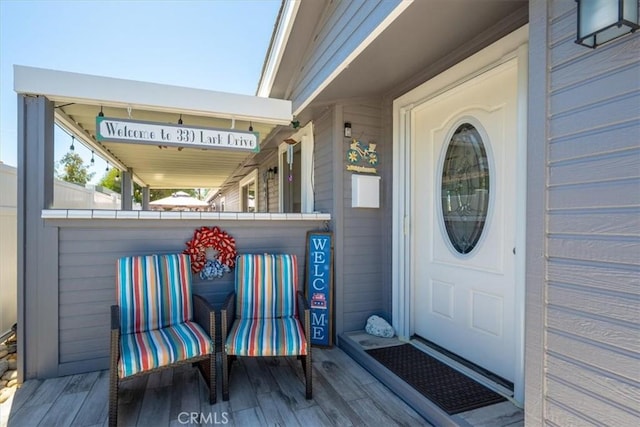 view of property entrance