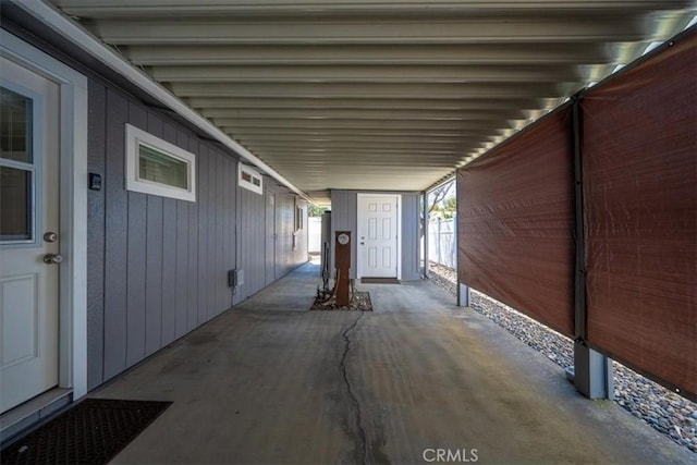 view of patio / terrace with visible vents