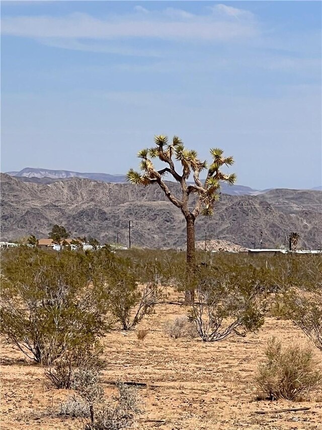 view of mountain feature