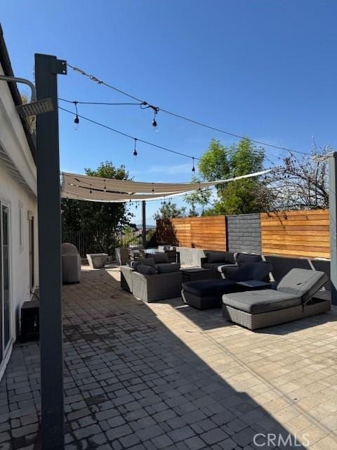 23010 Finch St, Grand Terrace, CA 92313 - view of patio / terrace featuring outdoor lounge area