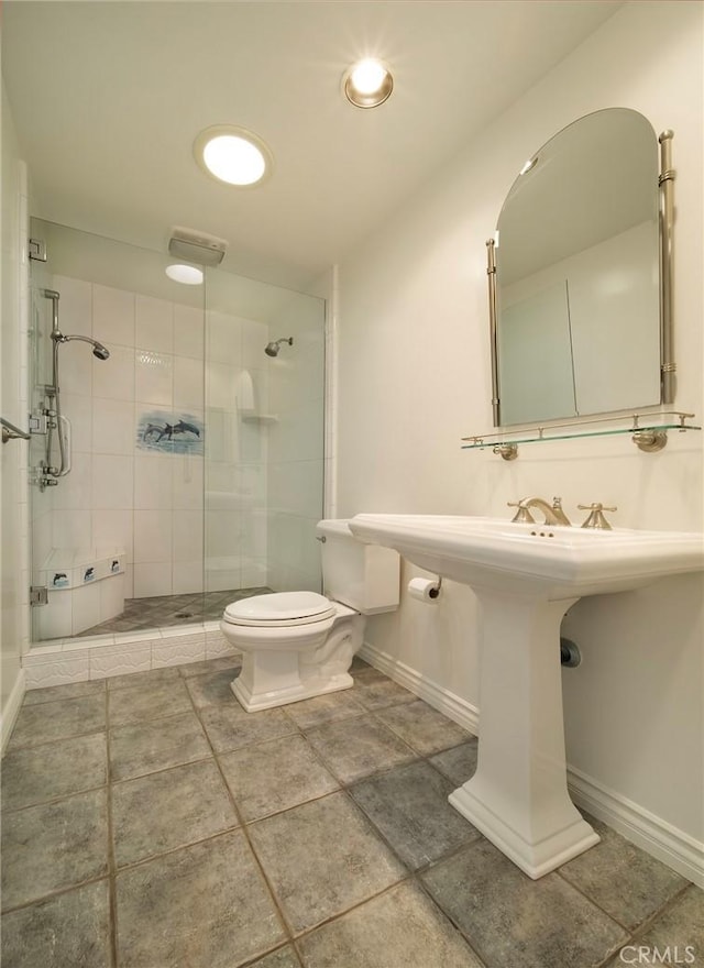 33571 Binnacle Dr, Dana Point, CA 92629 - bathroom featuring a stall shower and tile patterned flooring