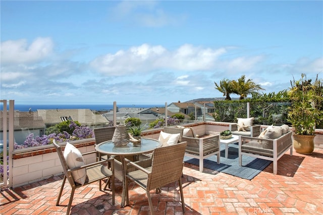 33571 Binnacle Dr, Dana Point, CA 92629 - view of patio with an outdoor hangout area and outdoor dining space