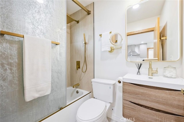 5591 Heil Ave, Huntington Beach, CA 92649 - bathroom with bathtub / shower combination, vanity, and toilet