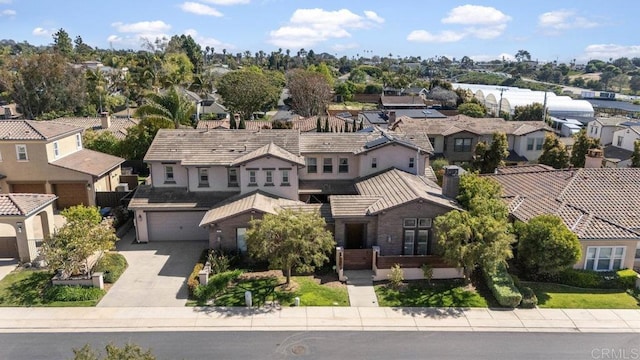 drone / aerial view featuring a residential view