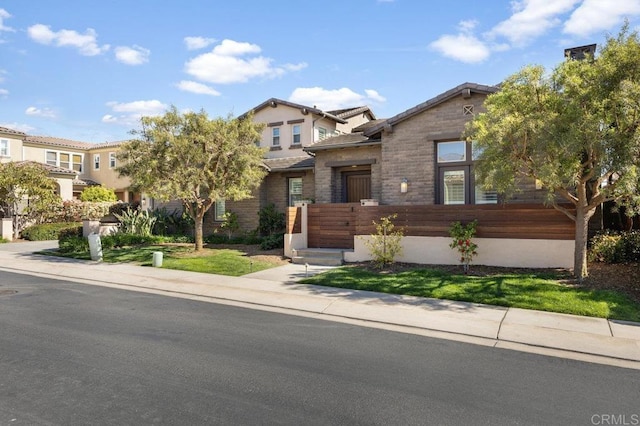 view of front of property featuring stucco siding