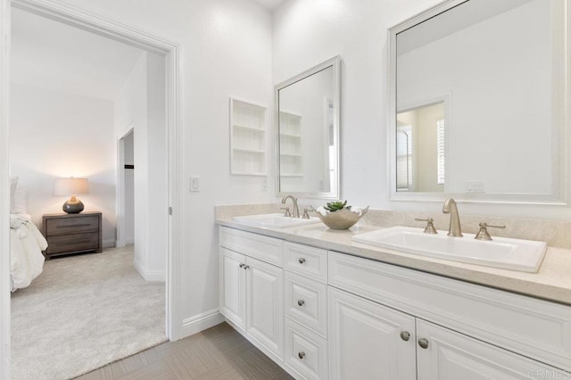 715 Blossom Rd, Encinitas, CA 92024 - bathroom featuring double vanity