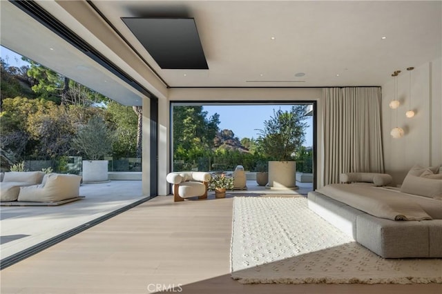 17177 Adlon Rd, Encino, CA 91436 - interior space featuring wood finished floors
