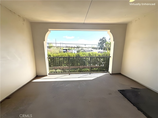 view of unfurnished room