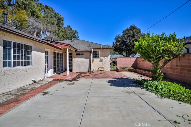 view of patio / terrace with a fenced backyard