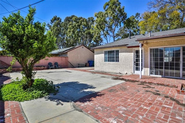 view of patio / terrace with a fenced backyard